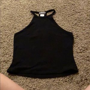 Black crop top